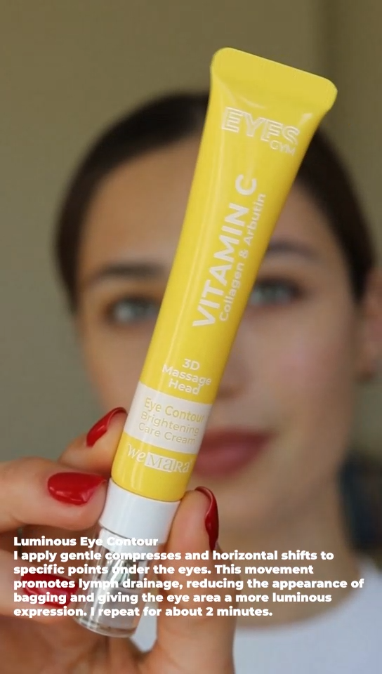 Load video: Eye Gym Vitamin C + 3D Massage Head | Reduces Dark Circles & Dryness - 18 ml