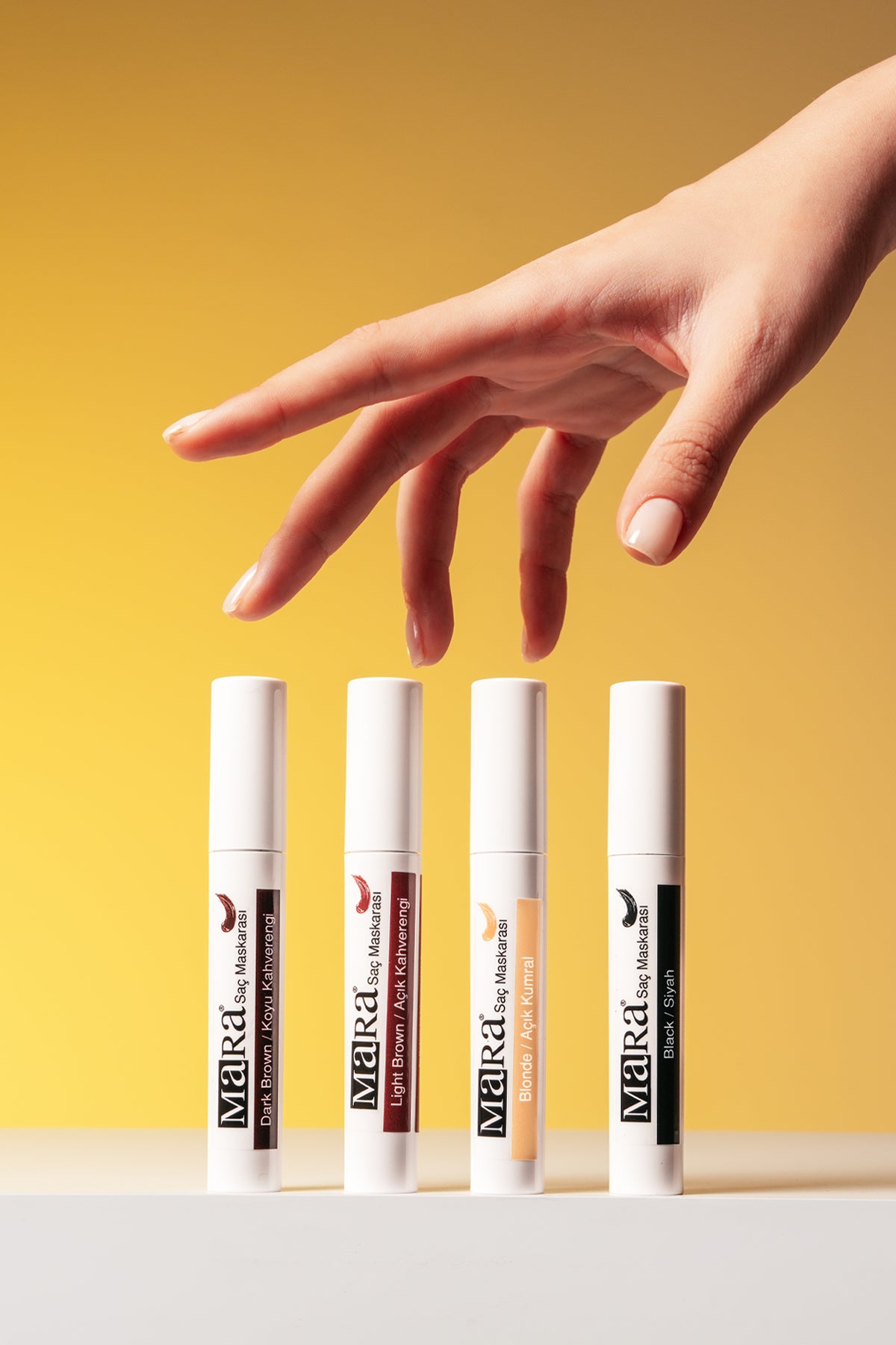 Wemara Quick White Hair Concealer (Blonde) - 6ML - Grey Coverage & Instant Touch-Up