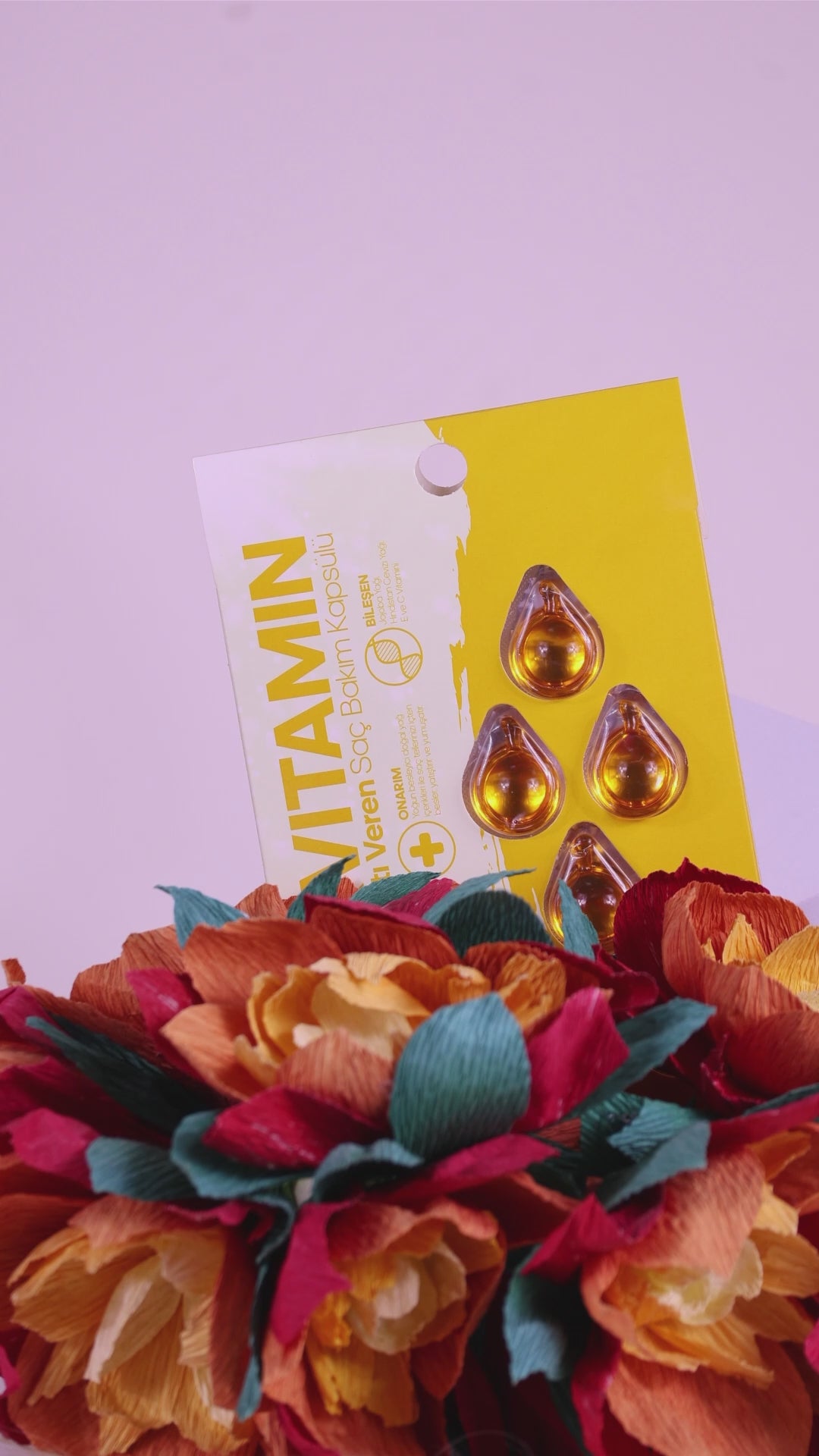 Load video: Wemara Revitalizing &amp; Smoothing Hair Care Capsules - Pack Of 6 - Revitalizing &amp; Softening
