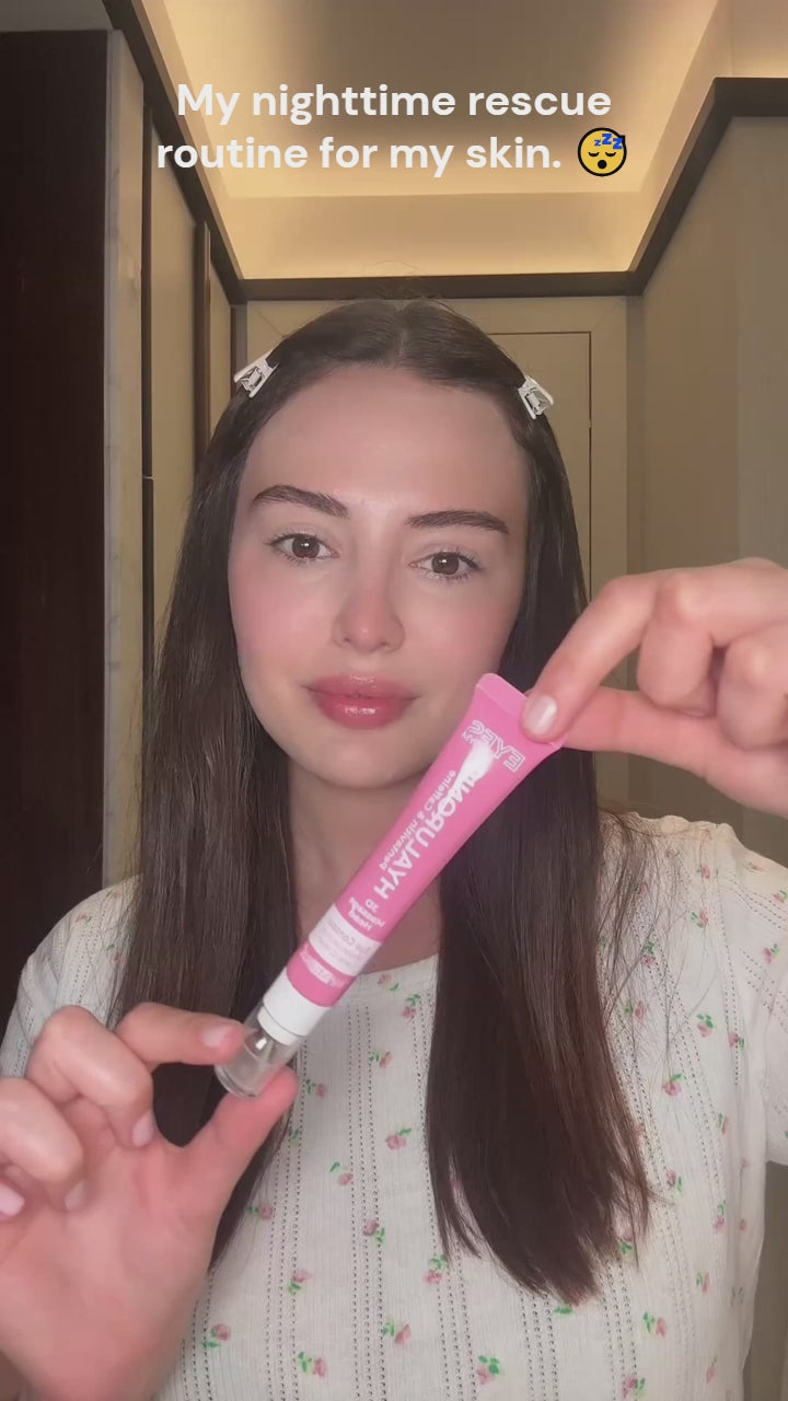 Load video: Wemara Eyes Gym Hyaluronic - 18ML - Hydration &amp; Plumping | Added with Hyaluronic Acid