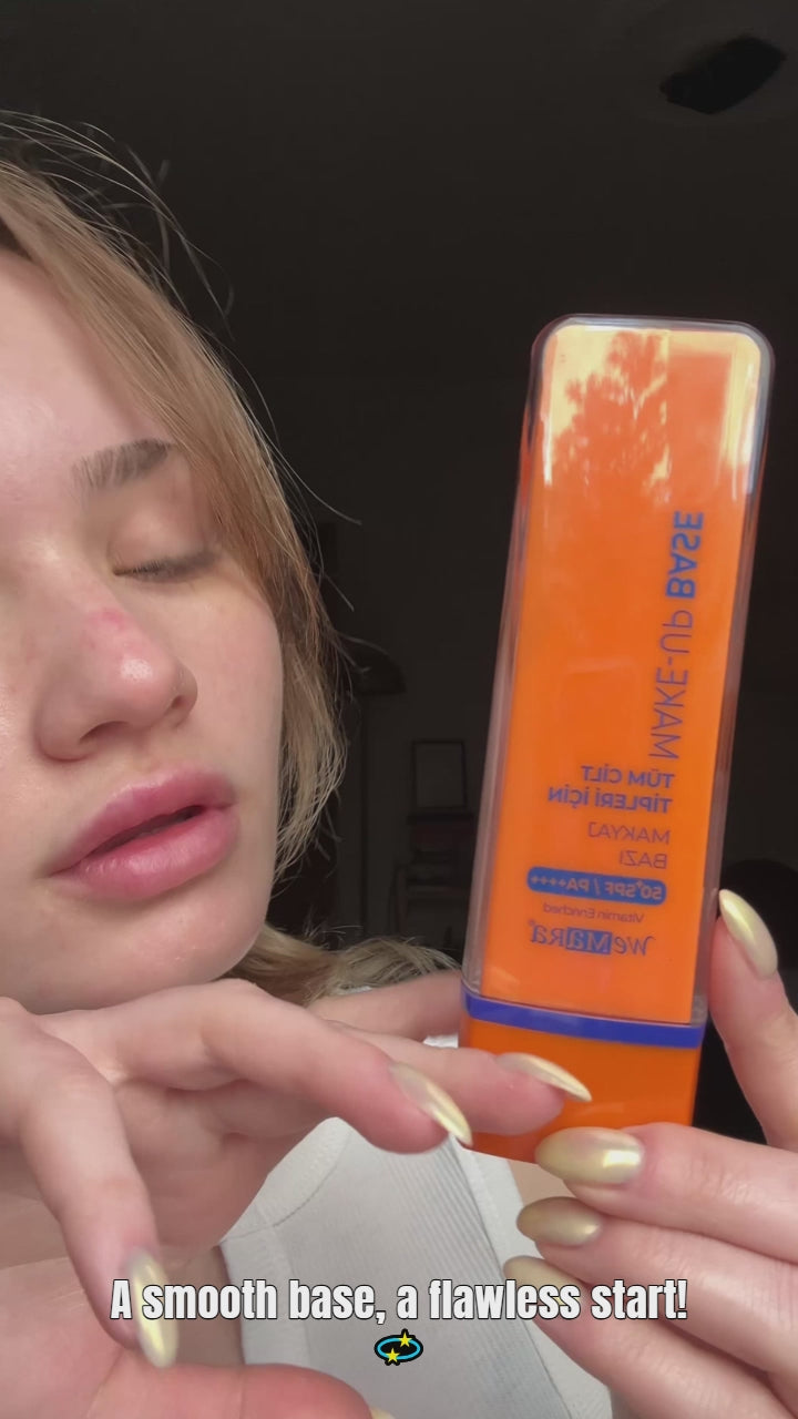 Load video: Wemara Makeup Primer Spf 50 - 50ML - Smooth Base &amp; SPF Protection