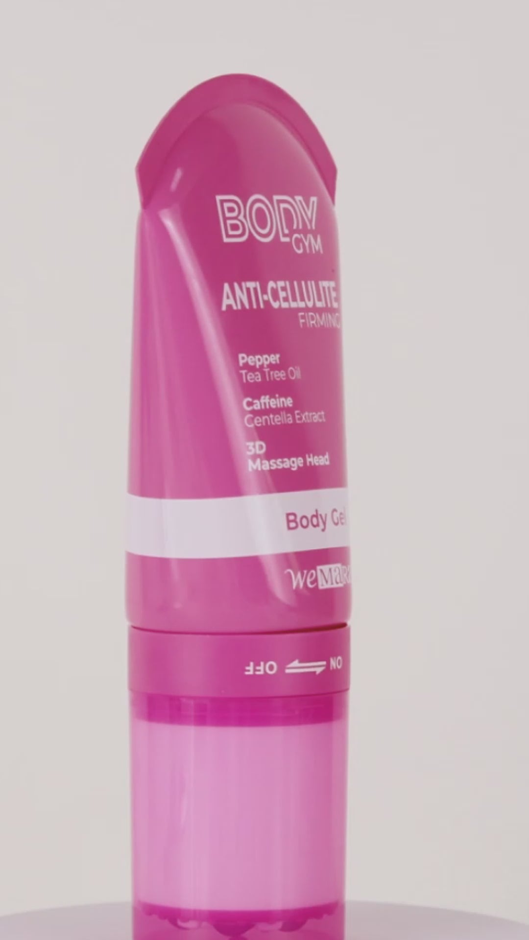 Load video: Wemara Body Gym Anti Cellulite Pepper Firming - 120ML - Cellulite Reduction &amp; Toning | Added with Pepper Extract